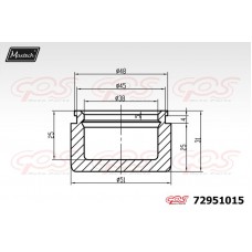 72951015 MAXTECH Поршень корпус скоби гальма