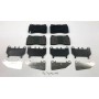 JCP8265 JURATEK Комплект гальмівних колодок дисковий гальм