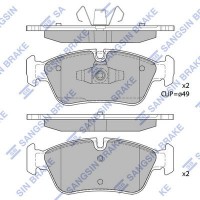 SP2160 Hi-Q Комплект гальмівних колодок дисковий гальм
