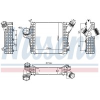 961305 NISSENS Интеркулер