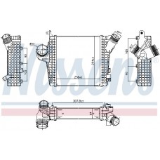 961305 NISSENS Интеркулер