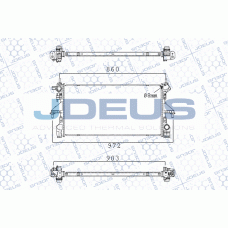 M-0210600 JDEUS Радіатор охолодження двигуна