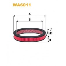 WA6011 WIX FILTERS Повітряний фільтр