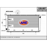 128.007 AHE Радіатор охолодження двигуна