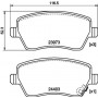 8DB 355 012-301 HELLA Комплект гальмівних колодок, дискове гальмо