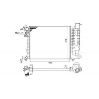 350213373003 MAGNETI MARELLI Радіатор охолодження двигуна