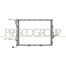 BM820R003 PRASCO Радіатор охолодження двигуна