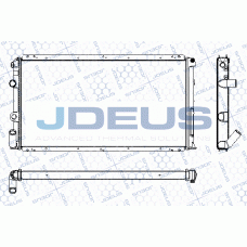 RA0230740 JDEUS Радіатор охолодження двигуна