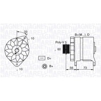 063321155010 MAGNETI MARELLI Генератор