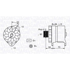 063321155010 MAGNETI MARELLI Генератор