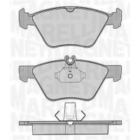 363916060315 MAGNETI MARELLI КомплеК т гальмівних колодок, дискове гальмо