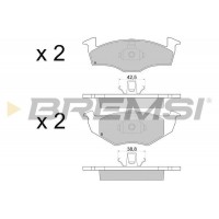 BP2672 BREMSI Комплект гальмівних колодок дисковий гальм