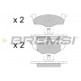 BP2672 BREMSI Комплект гальмівних колодок дисковий гальм