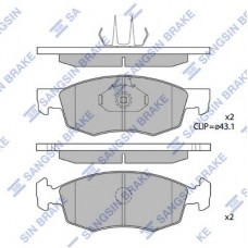 SP1198 Hi-Q Комплект гальмівних колодок дисковий гальм
