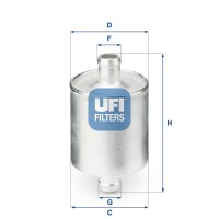 31.836.00 UFI Паливний фільтр