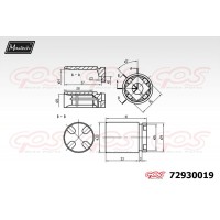 72930019 MAXTECH Поршень корпус скоби гальма