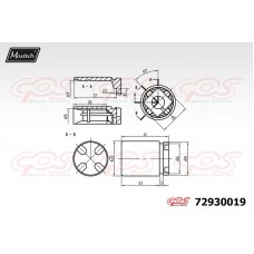 72930019 MAXTECH Поршень корпус скоби гальма