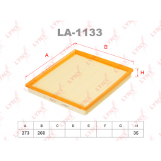 LA-1133 LYNXauto Повітряний фільтр