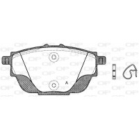 BPA1557.00 OPEN PARTS Комплект гальмівних колодок дисковий гальм