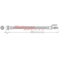 4110801 METZGER Гальмівний шланг