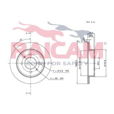 RD00347 RAICAM Гальмівний диск