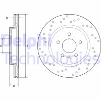 BG4923C DELPHI Гальмівний диск