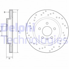 BG4923C DELPHI Гальмівний диск