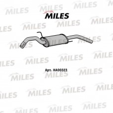 HA00323 MILES Глушник вихлопних газів кінцевий