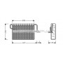 MSV455 AVA QUALITY COOLING Випарник кондиціонера