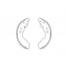 KBS-8913 KAVO PARTS Комплект гальмівних колодок