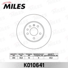 K010641 MILES Гальмівний диск