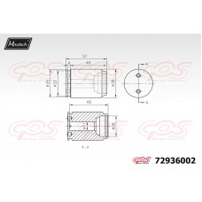 72936002 MAXTECH Поршень корпус скоби гальма