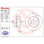 08.A338.10 BREMBO Гальмівний диск