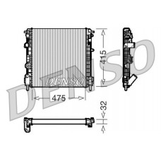 DRM23014 DENSO Радіатор охолодження двигуна