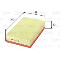 585178 VALEO Повітряний фільтр