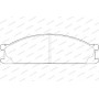 WBP21347A WAGNER Комплект гальмівних колодок дисковий гальм