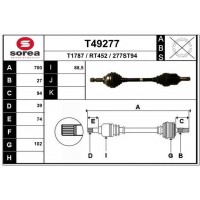 T49277 EAI Привідний вал