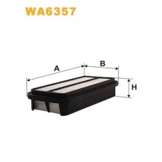 WA6357 WIX FILTERS Повітряний фільтр