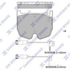 SP1798 Hi-Q Комплект гальмівних колодок дисковий гальм