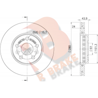 78RBD24294 R BRAKE Гальмівний диск