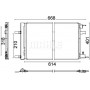 AC 637 000P MAHLE Конденсатор кондиціонера