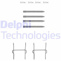 LX0154 DELPHI Комплектуючі колодки дискового гальма