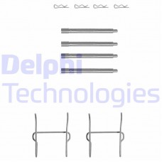 LX0154 DELPHI Комплектуючі колодки дискового гальма
