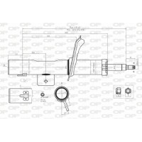 SAB8165.31 OPEN PARTS Амортизатор