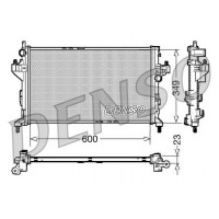 DRM20045 DENSO Радіатор охолодження двигуна
