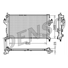 DRM20045 DENSO Радіатор охолодження двигуна