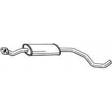 281-579 BOSAL Середній глушник вихлопних газів