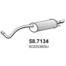 58.7134 ASSO Глушник вихлопних газів кінцевий