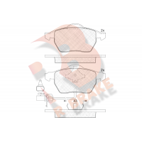 RB1331-203 R BRAKE КомплеК т гальмівних колодок, дискове гальмо