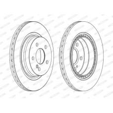 DDF1700C FERODO Гальмівний диск
